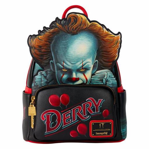 Mochila Pennywise Welcome to Derry Loungefly 26 cm