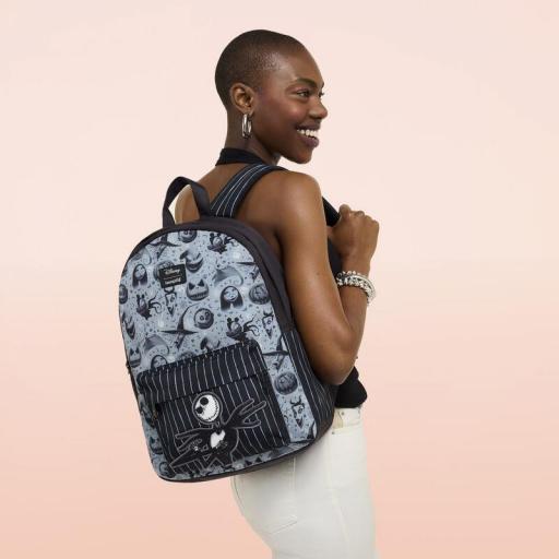 Mochila Pesadilla Antes de Navidad Nylon Disney Loungefly [3]