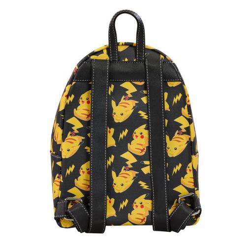 Mochila Pokemon Pikachu Black & Yellow Loungefly [2]