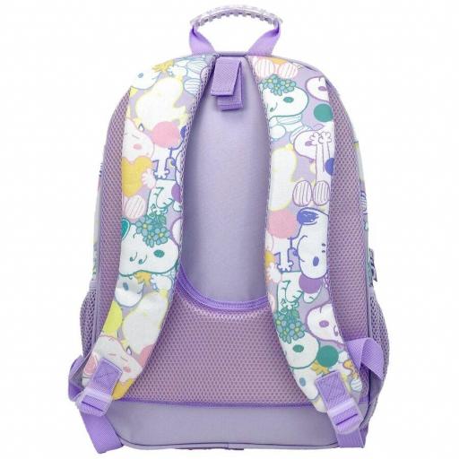 Mochila Snoopy Purple Colors Adaptable 42 cm [3]