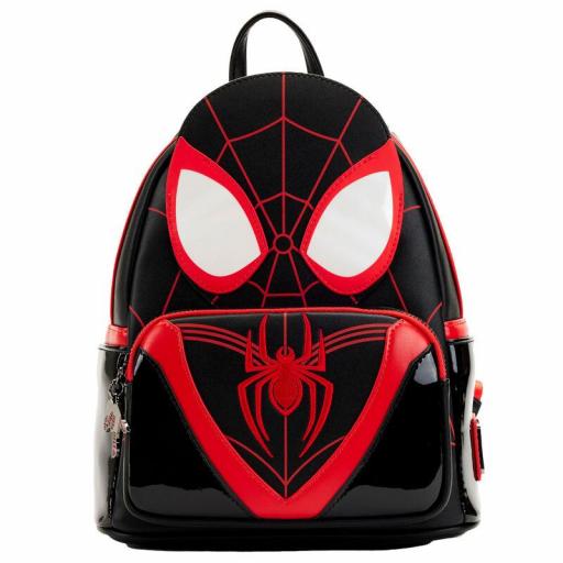 Mochila Spider-Man Miles Morales Black & Red Marvel Loungefly