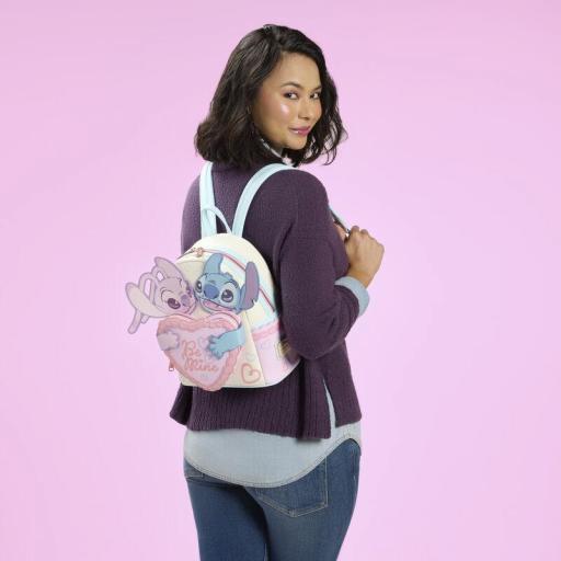 Mochila Stitch & Angel Be Mine Disney Loungefly 26 cm [4]