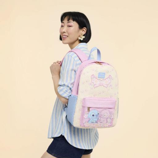 Mochila Stitch & Angel Nylon Disney Loungefly [4]