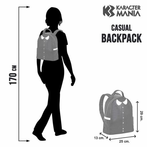 Mochila Wednesday Miércoles Varsity Karactermania [4]
