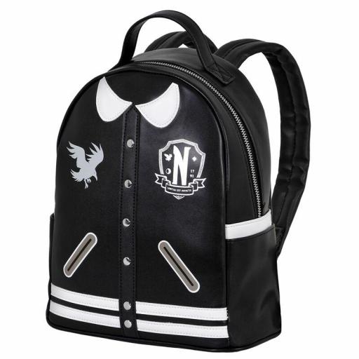 Mochila Wednesday Miércoles Varsity Karactermania [1]