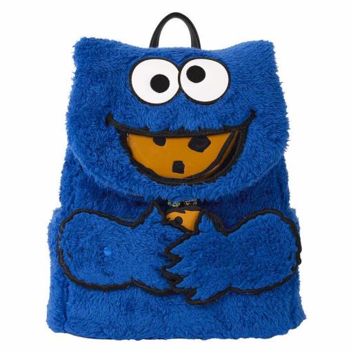 Mochila peluche Barrio Sésamo Monstruo Galletas Loungefly