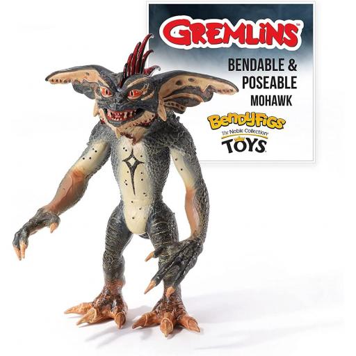 Figura The Noble Collection Gremlins Bendyfigs Mohawk 18 cm [2]