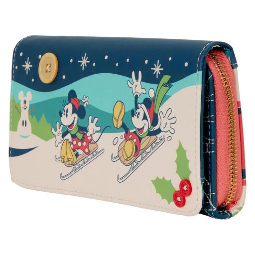 Monedero Cartera Mickey Mouse Holiday Disney Loungefly  [1]