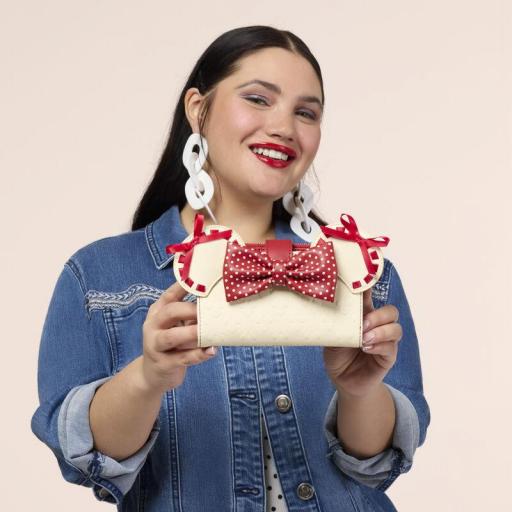 Monedero Cartera Minnie Mouse Rocks the Dots Coquette Loungefly 26 cm [4]