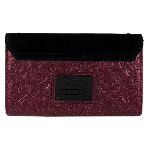 Monedero Disney Villanos Granate Metálico Loungefly [2]