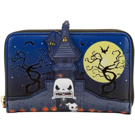 Monedero Pesadilla Antes de Navidad Brilla en la Oscuridad Disney Loungefly