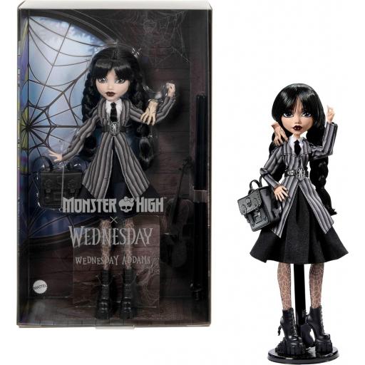 Muñeca Monster High Wednesday Miercoles Addams 27 cm [6]