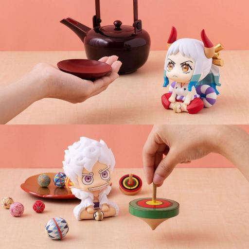 Pack 2 Figuras One Piece Luffy Gear 5 & Yamato Look Up Megahouse 11 cm [6]