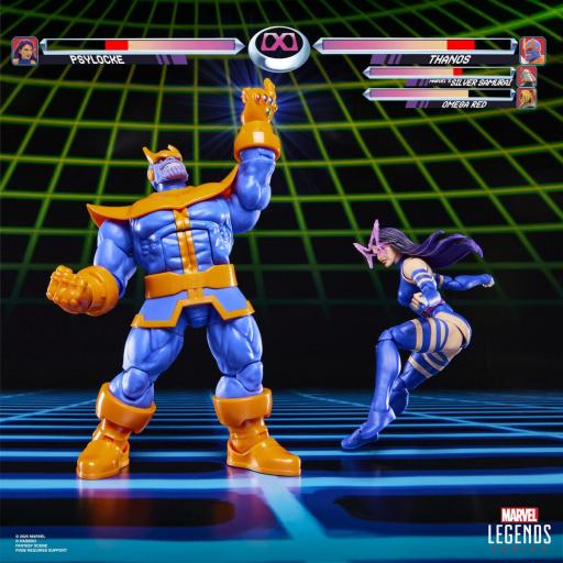 Pack 2 figuras Psylocke vs Thanos Gameverse Marvel Legends 15 cm [3]