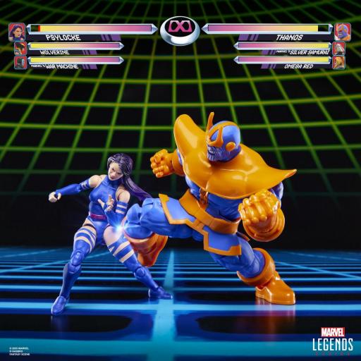 Pack 2 figuras Psylocke vs Thanos Gameverse Marvel Legends 15 cm [4]