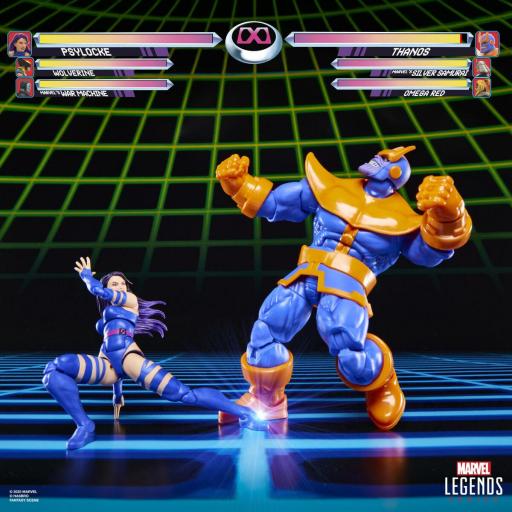 Pack 2 figuras Psylocke vs Thanos Gameverse Marvel Legends 15 cm [6]