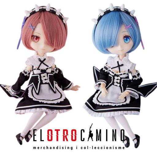 Pack 2 muñecas Harmonia Humming Re:ZERO Starting Life in Another World Ram y Rem 23 cm