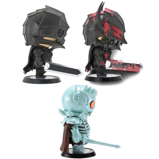Pack 3 Figuras Berserk Guts Berserk & Skull Knight & Armor Bloody Prime 1 Studio 12 cm [2]