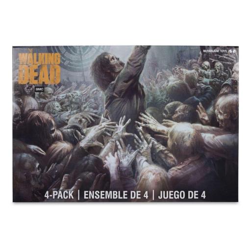 Pack 4 Figuras The Walking Dead Walkers 13 cm [7]