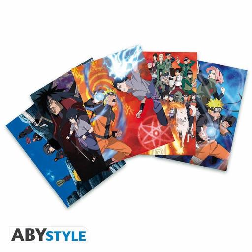 Pack Regalo Naruto Shippuden taza + figura acrílica + 5 postales [2]