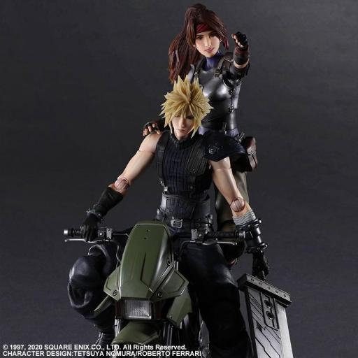 Pack figuras Final Fantasy VII Remake Cloud, Jessie y moto [2]