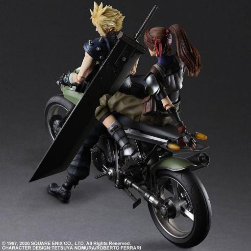 Pack figuras Final Fantasy VII Remake Cloud, Jessie y moto [1]