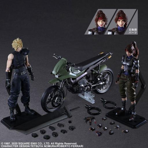 Pack figuras Final Fantasy VII Remake Cloud, Jessie y moto [3]