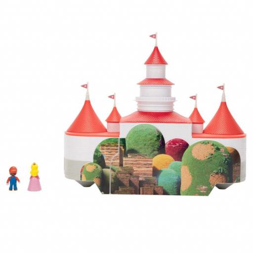 Playset Super Mario Bros Castillo Champiñón y 2 Figuras Nintendo 35 cm [2]