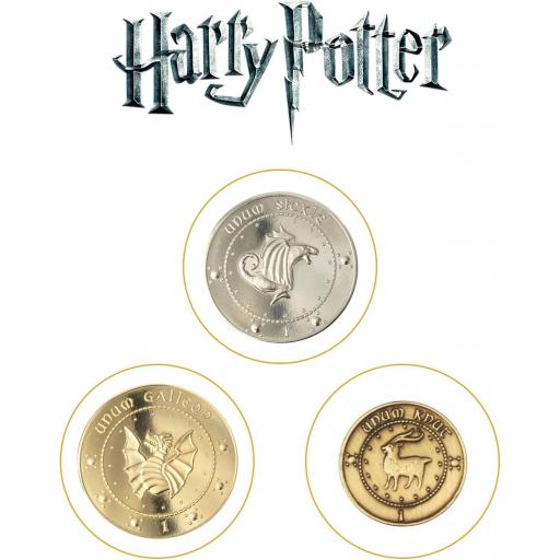 Réplica Harry Potter Expositor Monedas de Gringotts The Noble Collection 19 cm [2]