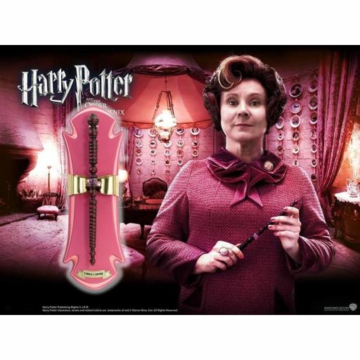 Réplica The Noble Collection Harry Potter Varita Dolores Umbridge 33 cm