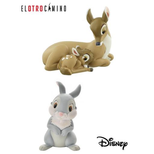 Set 2 Figuras Bambi & Tambor Disney W&CO 