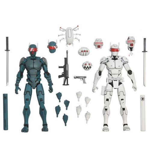 Set 2 Figuras Tortugas Ninja The Last Ronin Synja Patrol Troop Neca 18 cm [5]
