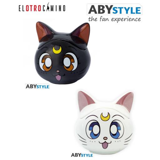 Set 2 Tazas 3D Sailor Moon Luna & Artemis 350 ml [0]