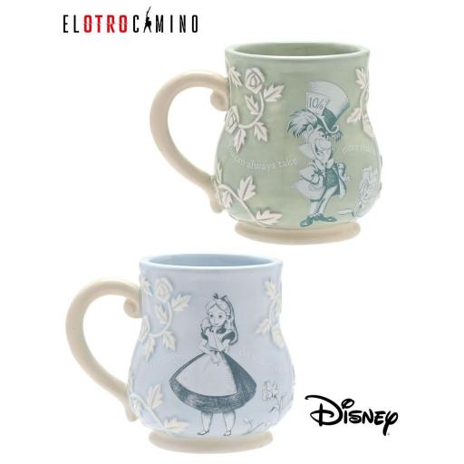 Set 2 Tazas Alicia en el País de las Maravillas Disney W&CO  [0]