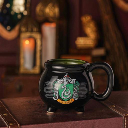 Set 2 Tazas Harry Potter Gryffindor y Slytherin Caldero W&CO [6]