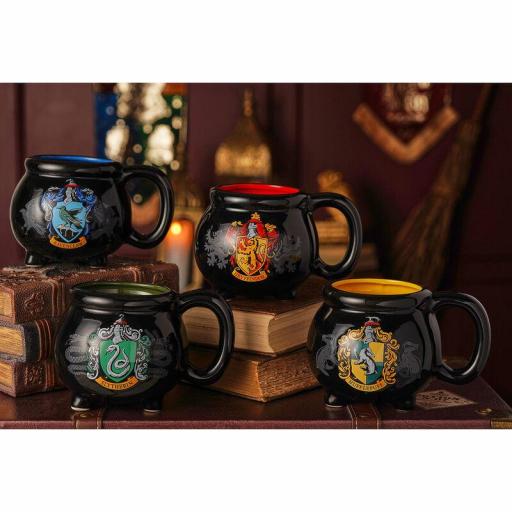 Set 2 Tazas Harry Potter Hufflepuff y Ravenclaw Caldero W&CO [7]