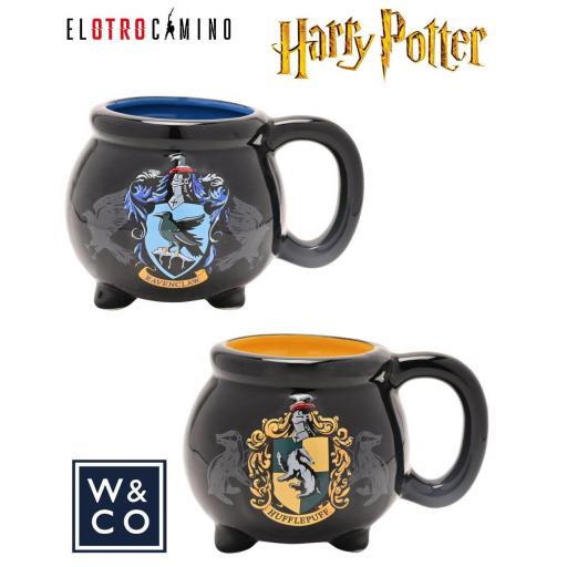 Set 2 Tazas Harry Potter Hufflepuff y Ravenclaw Caldero W&CO [0]