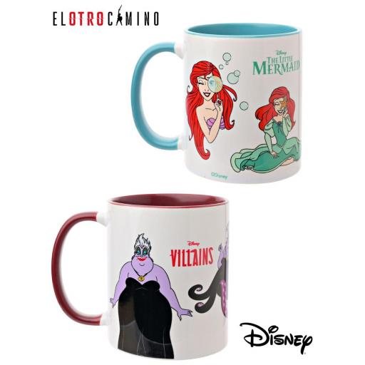 Set 2 Tazas La Sirenita Ariel & Ursula Disney W&CO  [0]