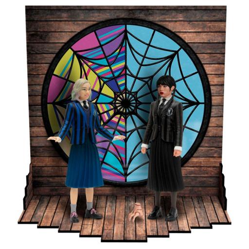 Set 2 figuras Wednesday y Enid Mezco Toyz 9.5 cm