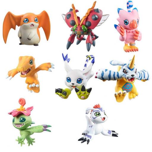 Set 8 figuras Digimon Adventure 5 cm