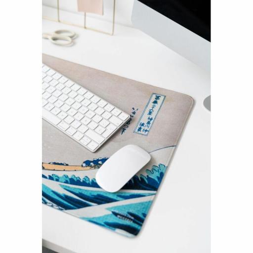 Set Alfombrilla Gaming y Taza La Gran Ola de Kanagawa Hokusai Erik [7]