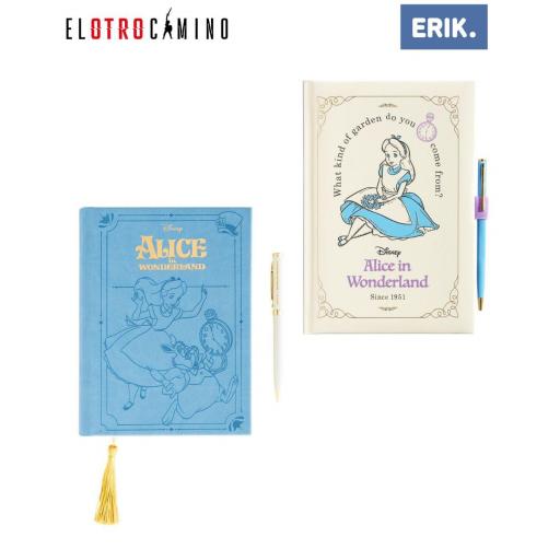 Set Alicia en el País de las Maravillas Cuadernos Premium Disney Erik