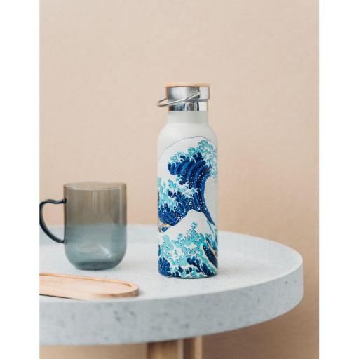Set Bolsa y Botella La Gran Ola de Kanagawa Hokusai Erik [3]