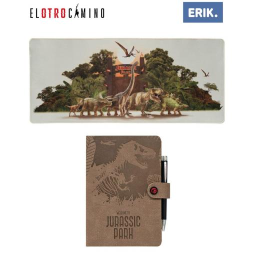 Set Cuaderno y Alfombrilla Gaming Jurassic Park Erik [0]