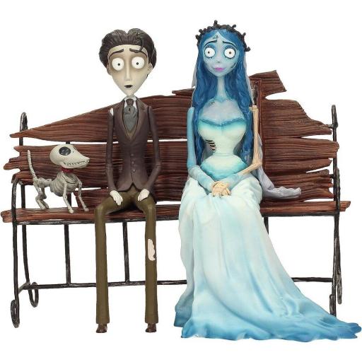 Set Figuras La Novia Cadaver Emily & Victor 15 cm