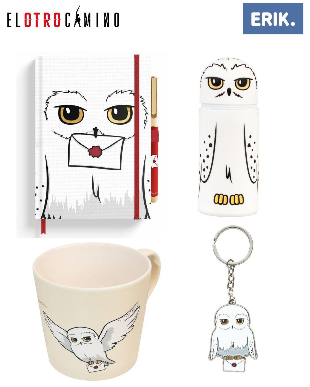Set Harry Potter Lechuza Wedwig 4 Artículos Erik