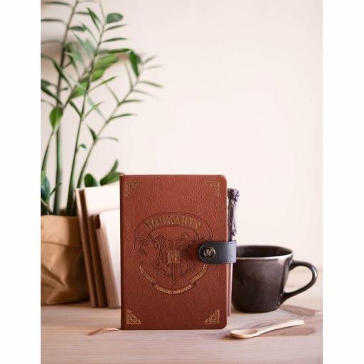 Set Harry Potter Sujetalibros & Cuaderno con Bolígrafo Varita Erik [4]