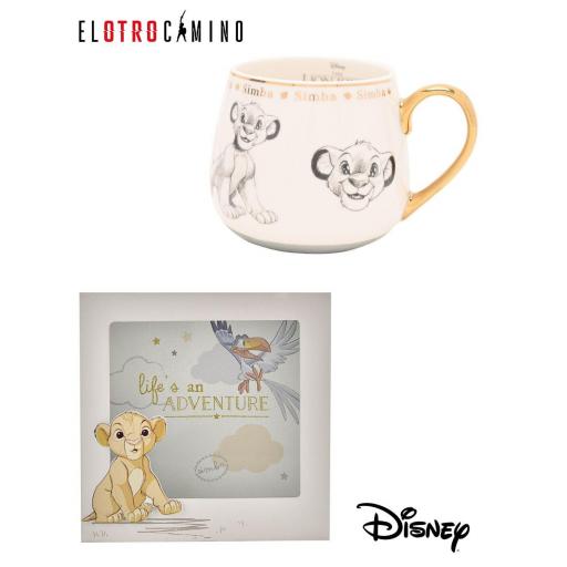 Set Hucha y Taza El Rey León Simba Disney W&CO 