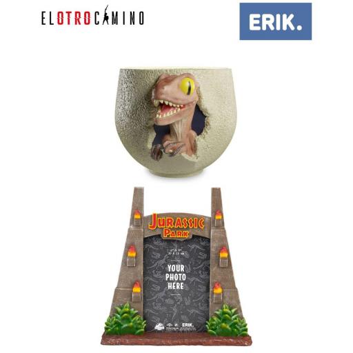 Set Marco de Fotos y  Bowl 3D Jurassic Park Erik [0]