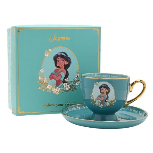 Set Taza y Joyero Musical Aladdin Jasmine Disney W&CO  [1]